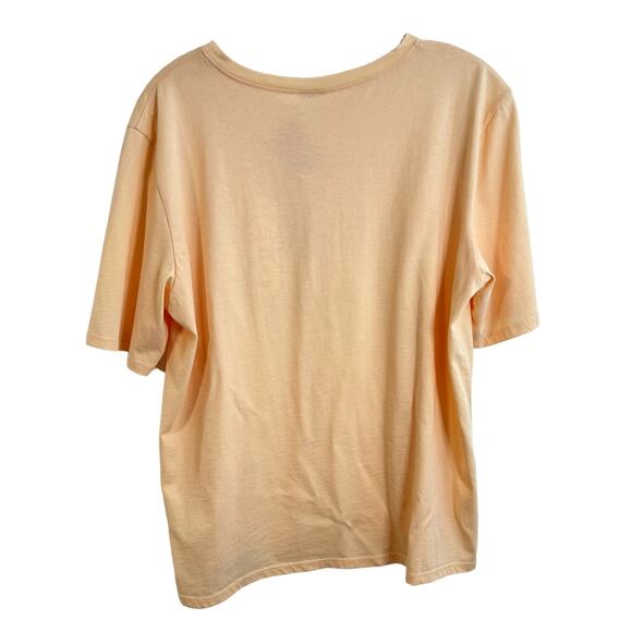 THE MODERN KULE ORANGE SLICE PEACH Tee Womens Size XL NWT NEW - Picture 6 of 10
